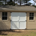 Delafield Gable wiith LP lap siding and 6' T1-11 Doors